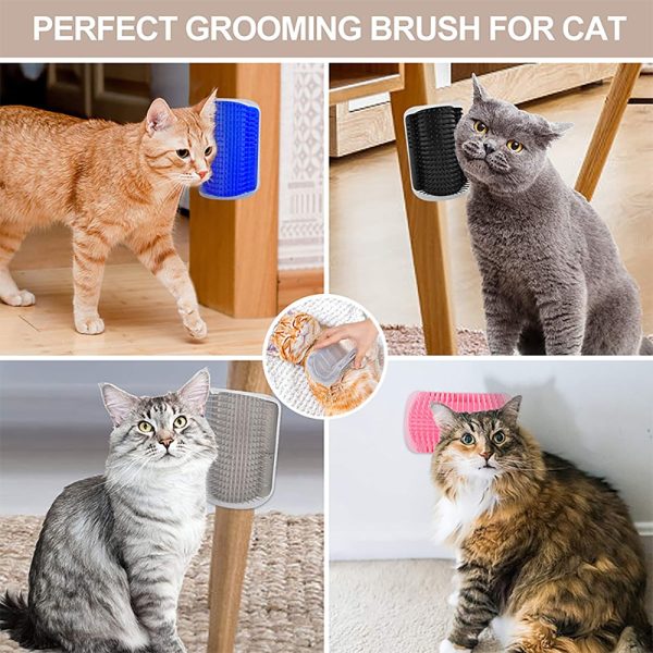 Massager for Cats Pet Products Pets Goods Brush Remove Hair Comb Grooming Table Dogs Care Royal Canin Accessories Things Strip - Image 3