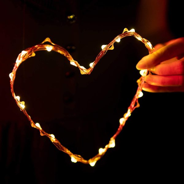 Fairy String Lights 33ft with 100 LEDs,Ittiot Christmas Lights Waterproof Outdoor & Indoor Decorative Lights for Bedroom, Garden, Patio, Parties, UL Power Supply Copper Wire Lights - Image 2