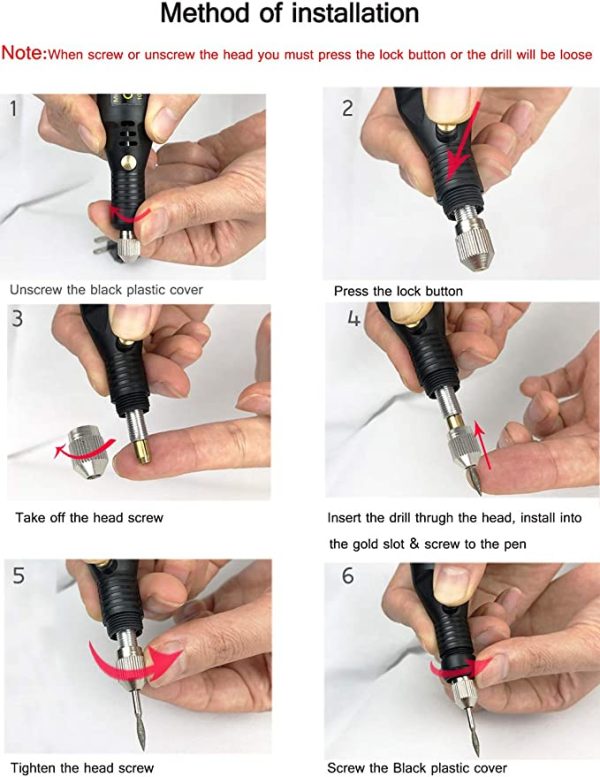 Electric Micro Engraver Pen Mini DIY Vibro Engraving Tool Kit for Metal Glass Ceramic Plastic Wood Jewelry with Scriber Etcher - Image 2