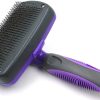 Self Cleaning Slicker Brush – Gently Removes Loose Undercoat, Mats and Tangled Hair – Your Dog or Cat Will Love Being Brushed with The Grooming Brush - Image 3
