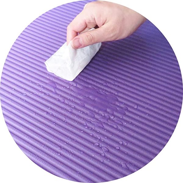 GoYoga All-Purpose 1/2-Inch Extra Thick High Density Anti-Tear Exercise Yoga Mat with Carrying Strap - Image 2